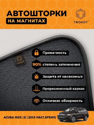 Acura MDX (3) (2013-наст.время) Внедорожник 5 дв. Комплект на передние двери PREMIUM